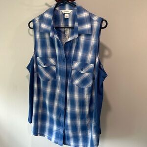 NWT CJ Banks Sleeveless blouse 2x